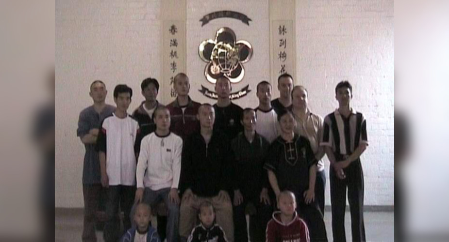  Sifu Chu and students with the Shaolin Monks while visiting Melbourne slide